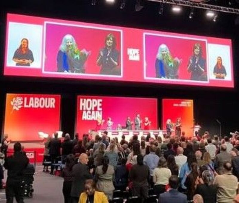 Ann Black on the Conference stage
