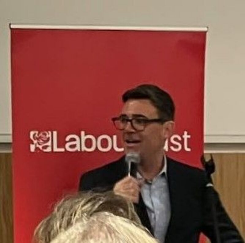 Andy Burnham with Labour east